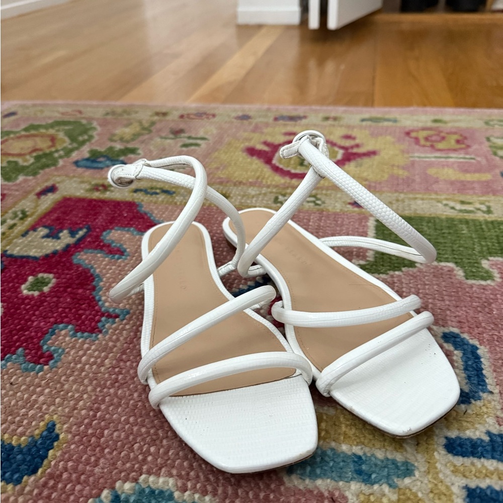 Veronica Beard Maci Leather Sandle - Picture 2 of 5